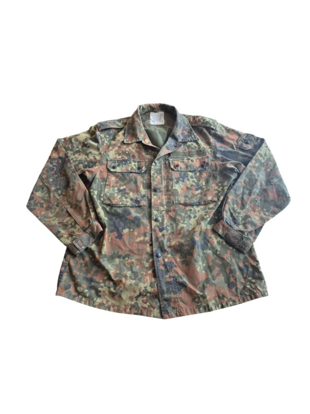 Vintage German Military Flecktarn Camo Jacket 1996 Size Gr. Nr. 9 - Picture 2 of 7